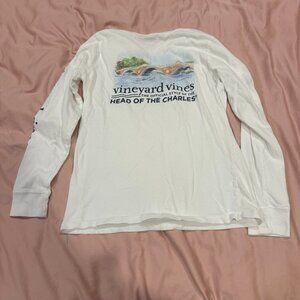 Vineyard Vines Head of the Charles Long-Sleeve Pocket Tee, Size XS
